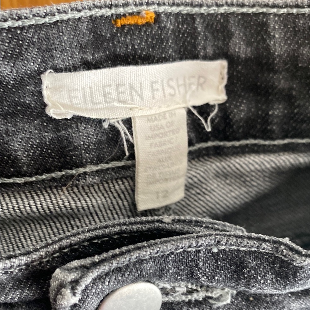 Boyfriend jeans, black, Eileen Fisher